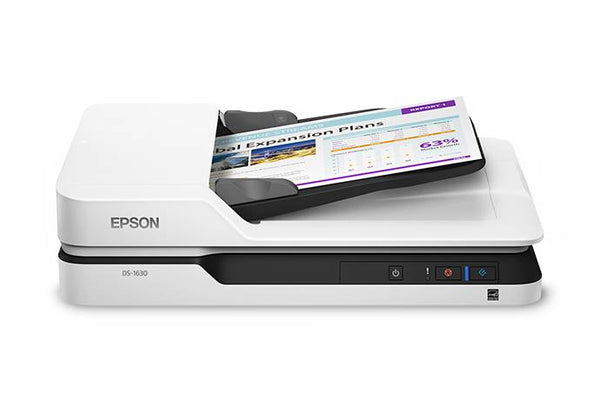 Escáner Epson DS-1630, Cama Plana A4 con Alimentador Automático 50 Hojas