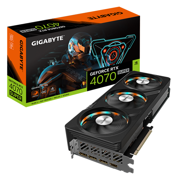 Tarjeta de Video Gigabyte Nvidia® GeForce® RTX™ 4070 SUPER GAMING OC, 12GB GDDR6X, 192 bit