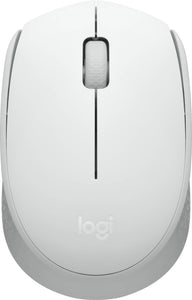 Mouse Inalámbrico Logitech M170, Ambidiestro, Receptor USB, Blanco