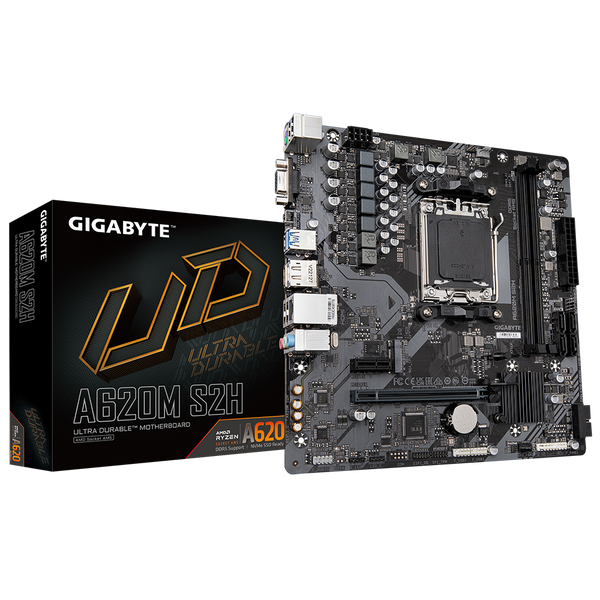 Placa Madre Gigabyte A620M S2H, m-ATX, Socket AM5, DDR5, M.2, PCI-e 4.0