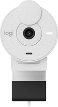 Cargar imagen en el visor de la galería, Webcam Logitech Brio 300, Full HD 1080p/30FPS, Micrófono Integrado, USB-C, Blanco