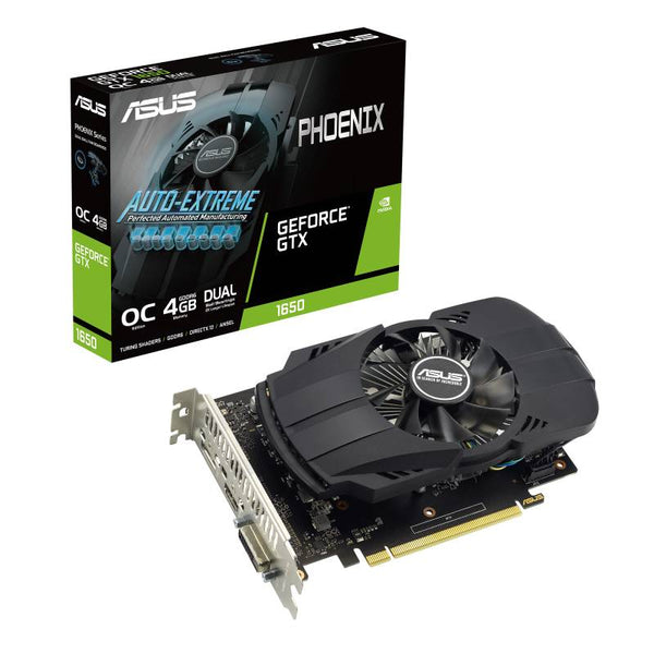 Tarjeta de Video ASUS GTX 1650 Phoenix OC Edition, 4GB GDDR6, 128-bit, PCIe 3.0