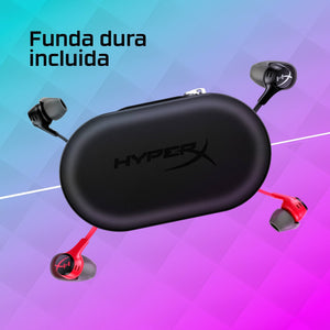 Audifono Gamer HyperX Cloud Earbuds II Black, con micrófono para Nintendo Switch, 3.5mm