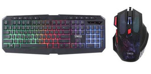 Kit Monster Crew Initiation, Mouse + Teclado Gamer, 1000 DPI, Teclado Iluminado