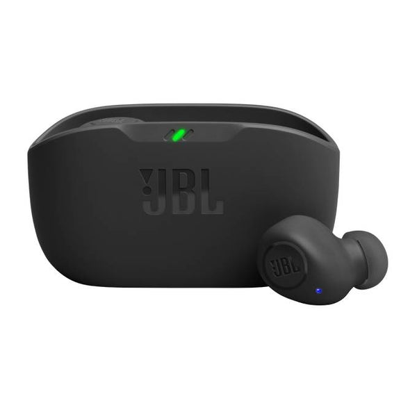 Audífonos Inalámbricos JBL Wave Buds, TWS, In Ear, Bluetooth 5.2, Color Negro