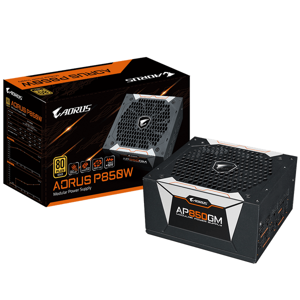 Fuente de Poder 850W Gigabyte AORUS P850W Full Modular 80 Plus Gold