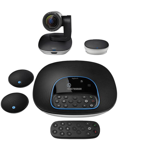 Logitech bundle sistema de conferencia camara group+microfonos de expansion