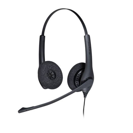 Audifono Jabra Diadema BIZ 1500 Duo QD, Alámbrico, Supraaural, Negro