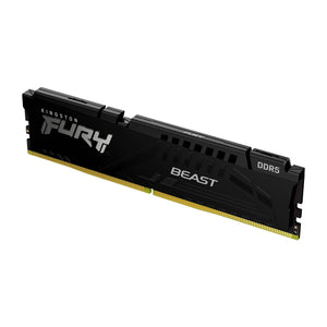 Memoria RAM Kingston FURY Beast DDR5, 32 GB, 6000 MT/s, Intel XMP 3.0, CL 40-40-40, 1.35V