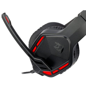 Audífonos Gamer Redragon Themis H220 (Jack 3.5mm, Retroiluminado, Negro)