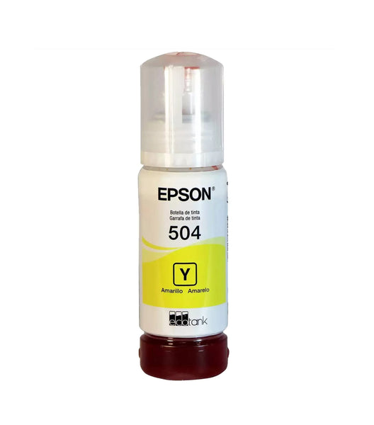 Botella de tinta Epson 504 Amarillo