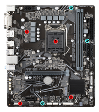 Cargar imagen en el visor de la galería, Placa madre Gigabyte, LGA 1200, soporte 10ma-11ava gen Intel