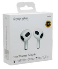 Cargar imagen en el visor de la galería, Audífonos Monster TWS Earbuds, In-Ear, Batería 4 Horas Continuas, Blanco