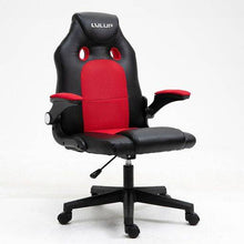 Cargar imagen en el visor de la galería, Silla Gamer LvlUp LU778 (Reclinable, Cuero PU, Rojo/Negro)