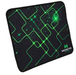 Mousepad Gamer Monster Games Start, Espesor 3mm, Base de Goma Antideslizante, 230x200mm