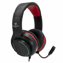 Cargar imagen en el visor de la galería, Audífonos Gamer Monster SNAP Multiplataforma (RGB, 2x entrada 3.5 + USB) 29MTGAU928