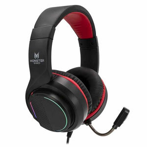 Audífonos Gamer Monster SNAP Multiplataforma (RGB, 2x entrada 3.5 + USB) 29MTGAU928