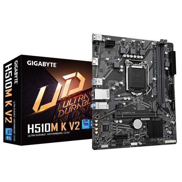 Placa Madre GIGABYTE H510M K V2, Intel LGA 1200, DDR4, M.2, GbE LAN, m-ATX