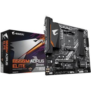 Placa madre Aorus, AM4, micro ATX, soporte para Ryzen 5000 series, PCI 4.0, Q Flash Plus, RGB Fusion