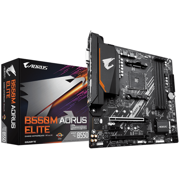 Placa madre Aorus, AM4, micro ATX, soporte para Ryzen 5000 series, PCI 4.0, Q Flash Plus, RGB Fusion