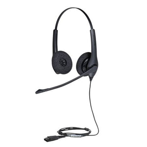 Audifono Jabra Diadema BIZ 1500 Duo QD, Alámbrico, Supraaural, Negro