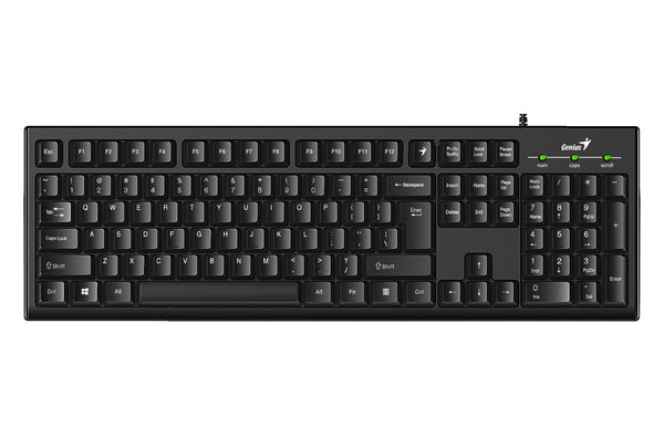 Teclado Genius Smart Keyboard KB-100, QWERTY + Numérico, Alámbrico, USB 2.0