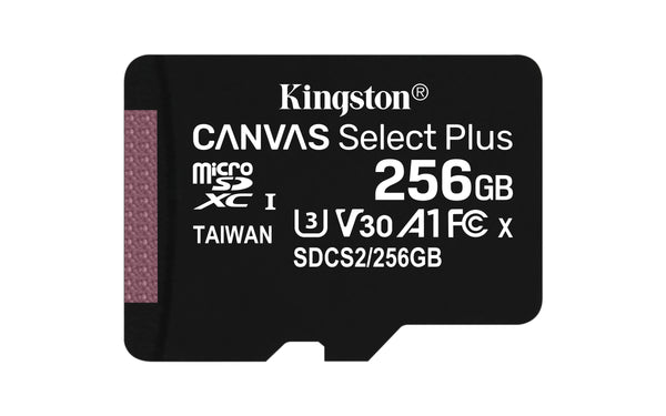 Memoria MicroSDXC 256GB Canvas Select Plus 100R/85R, Class 10 UHS-I