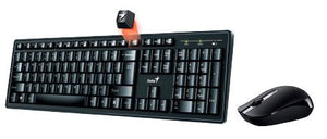 Combo Genius Teclado + Mouse Wireless, Black KM-8200