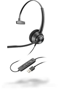 Audífono Poly Encore Pro EP310 (USB, Negro)