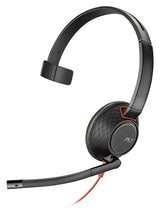 Cargar imagen en el visor de la galería, Auriculares Plantronics Blackwire 5210 (supraaurales mono, conectividad dual de 3,5 mm y USB tipo A)