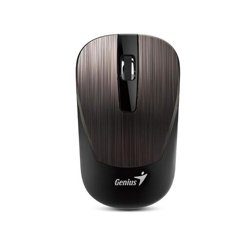 Mouse Inalámbrico Genius NX-7015, 3 Botones, 1.600 DPI, Receptor USB, Negro/Chocolate