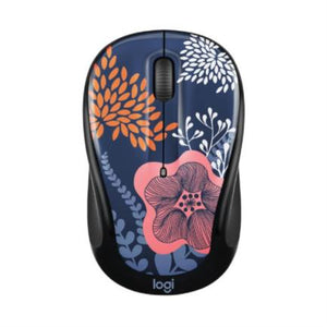 Mouse Wireless Logitech Design Collection, Óptico, 3 Botones, 1000DPI, Multicolor