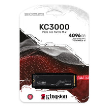 Cargar imagen en el visor de la galería, Unidad de Estado Sólido Kingston KC3000, 4TB, PCIe 4.0 NVMe M.2, 7000MB/s