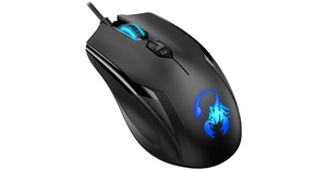 Mouse Gamer Genius GX Ammox X1-600, 4 Botones, 3.200 DPI, Negro RGB