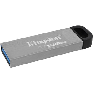 Pendrive Kingston DataTraveler Kyson de 128GB (USB 3.2, 200MB/s, Plata)