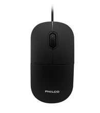 Cargar imagen en el visor de la galería, MOUSE OPTICO USB NEGRO PHILCO