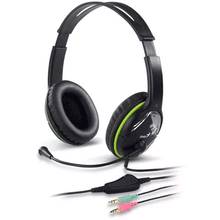 Cargar imagen en el visor de la galería, Audifono Gamer Over-Ear Genius HS-400A, micrófono, control remoto integrado, 3.5 mm