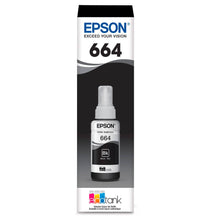 Cargar imagen en el visor de la galería, Botella Epson T644 Negra Tinta T664120