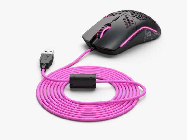 Cable de Reemplazo para Mouse Glorious, Ultraflexible y Superligero, Modelos O / O- y D / D-, Rosa