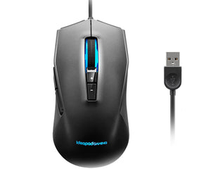 Mouse Gamer Lenovo IdeaPad M100 RGB, Sensor Pixart, 7 Botones, 3200 DPI, Negro