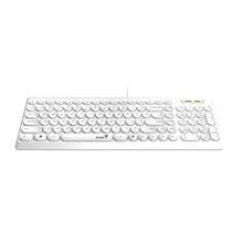 Cargar imagen en el visor de la galería, Teclado Genius  USB SLIMSTAR Q200 White (29GENQ200B)