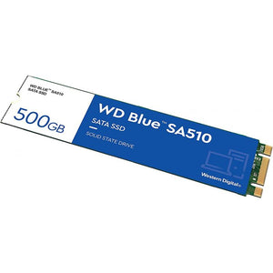 Unidad de Estado Sólido WD Blue SA510, 500GB, M.2 2280, Lectura 560MB/s Escritura 510MB/s