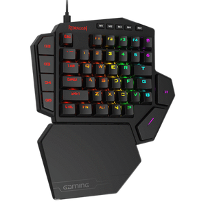 Teclado Mecánico Para Una Mano ReDragon DITI K585RGB SW BROWN