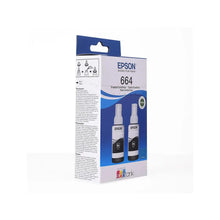 Cargar imagen en el visor de la galería, Pack de 2 Botellas de Tinta Epson T664120, 70ml, Rendimiento 4.000 Páginas, Negro