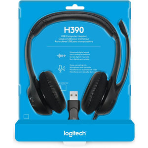 Audífono con Micrófono Logitech H390 Alámbrico