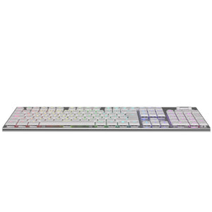 Teclado Mecánico Gamer Redragon HORUS FS White Wireless Red Switch