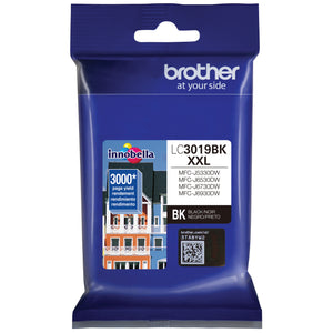 Brother Xxl Súper Alto Rendimiento Negro Original Cartucho De Tinta LC3019BK