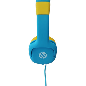 Audífono Hp Infantil Celeste con Amarillo DHH-1600