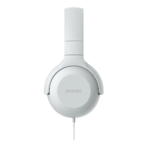 Audífonos con Micrófono Philips TAUH201, Over-Ear, Cable 1.2 Metros, Blanco