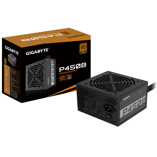 Fuente de poder Gigabyte P450B de 450 Watts (Certificado 80+ Bronce, ATX)